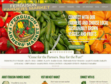 Tablet Screenshot of fergusonfarmersmarket.com